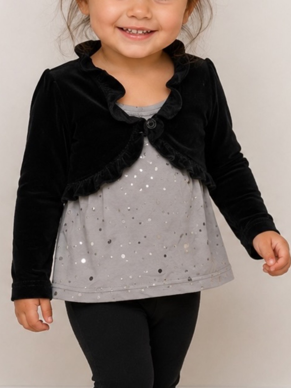 Marc & Maddie Long Sleeve Top Toddler Size 4 Velvet Fancy